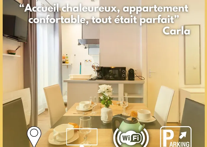 شقة Happy - 9 Min Sanctuaires - Renove & Equipe - 3 Couchages